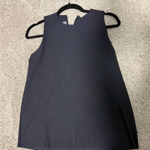 Maria Pinto Chic Black Sleeveless Blouse